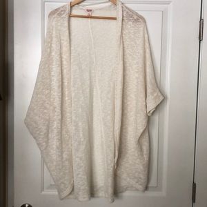 White cardigan